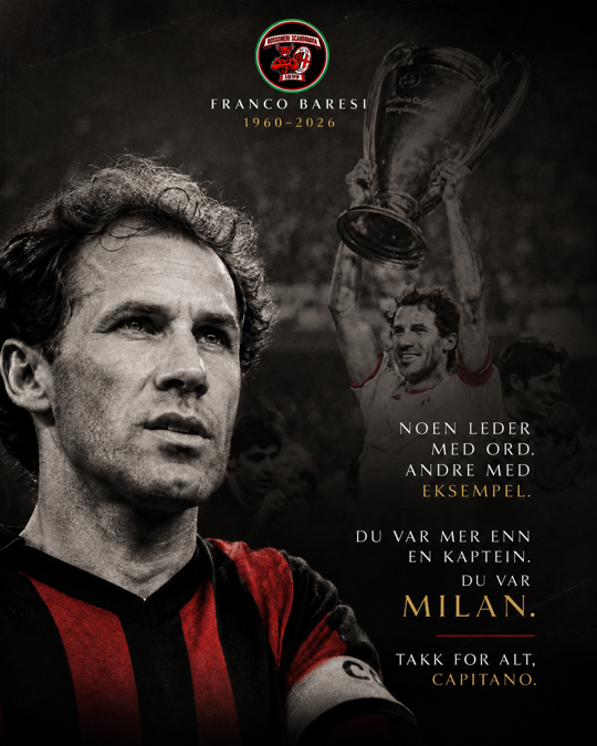 Per sempre Capitano. Per sempre nummer 6.