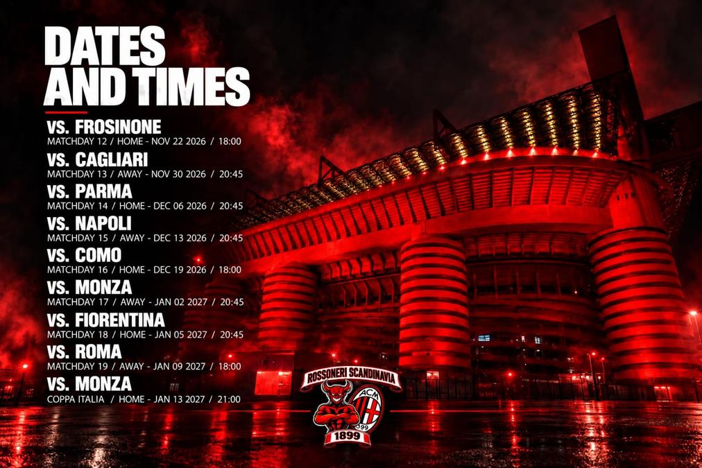 Upcoming Matches: Dates and Kick-Off Times Confirmed